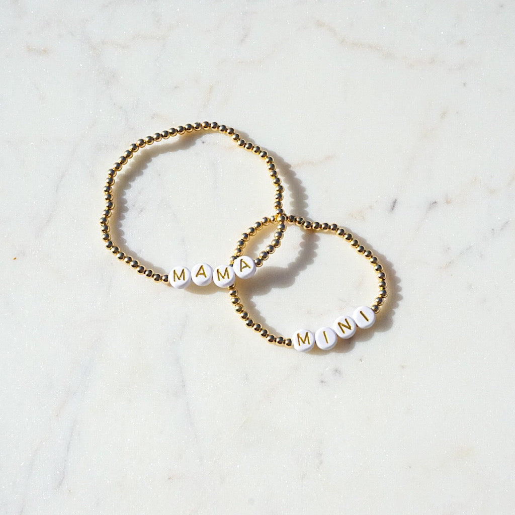 Mama and Mini Tiny Ted Bracelet Set