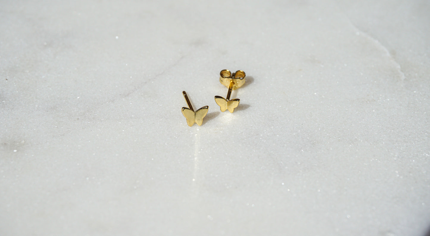 Mini Butterfly Stud Earrings