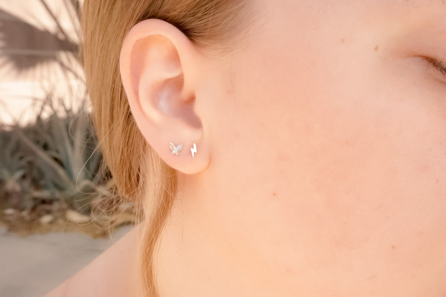 Mini Butterfly Stud Earrings