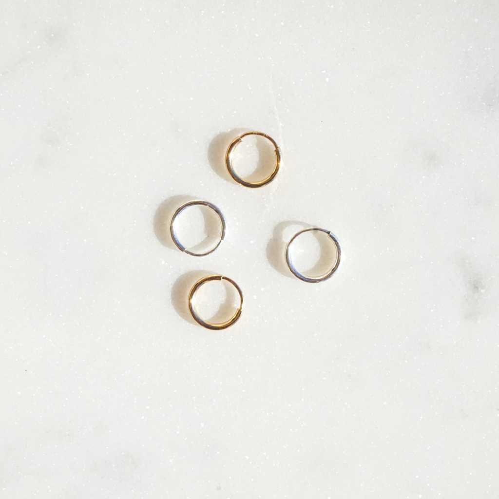 Teeny Hoops