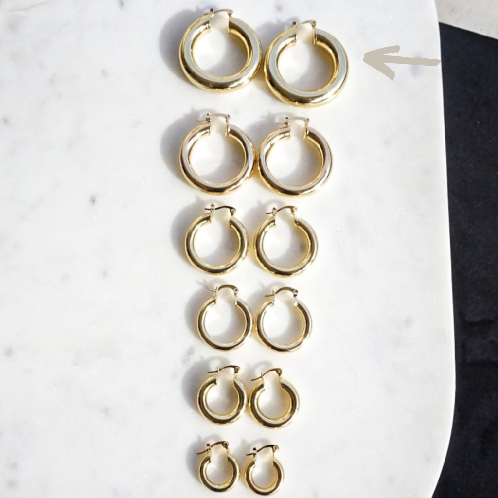 Zoey Chunky Hoops XLarge