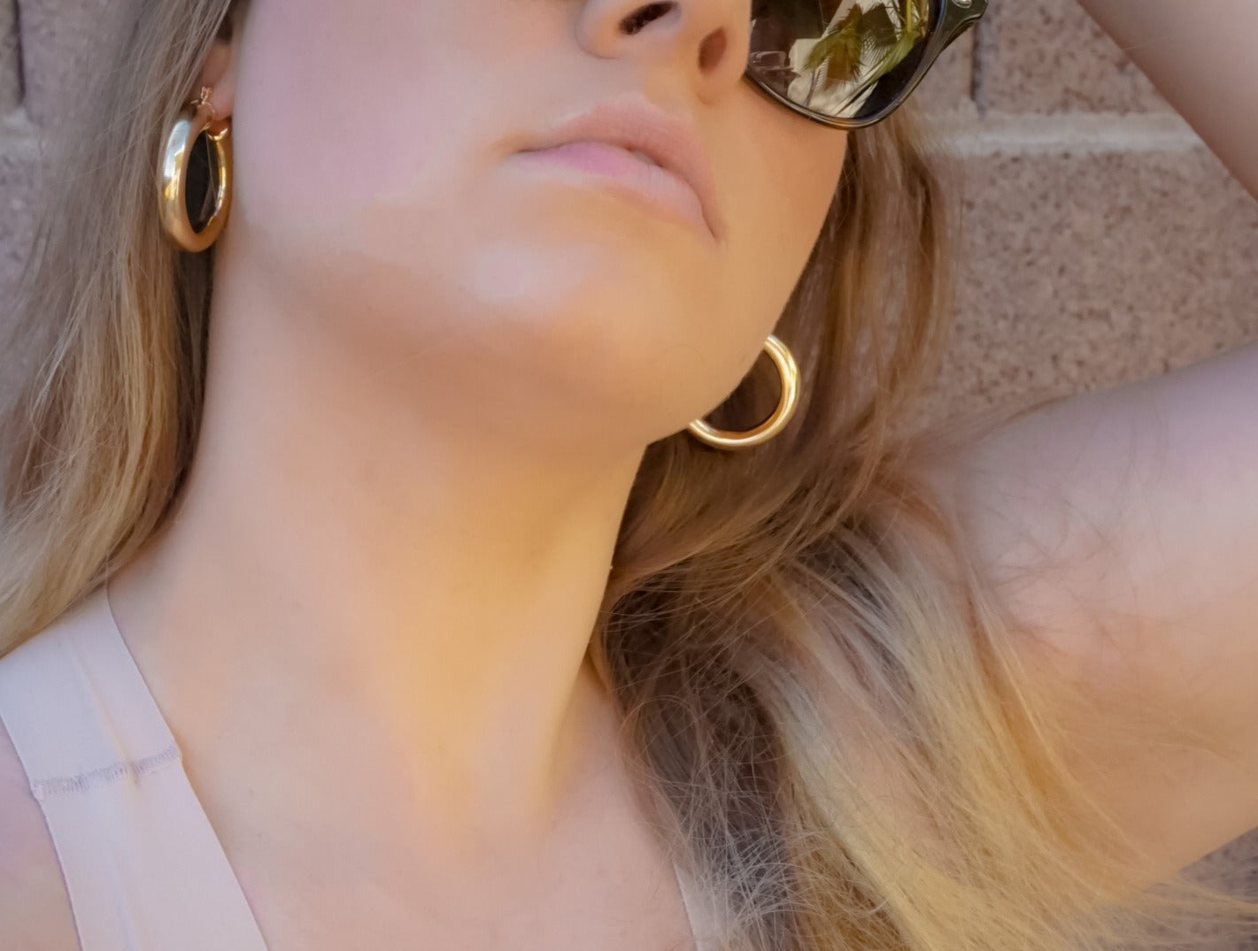 Zoey Chunky Hoops Large
