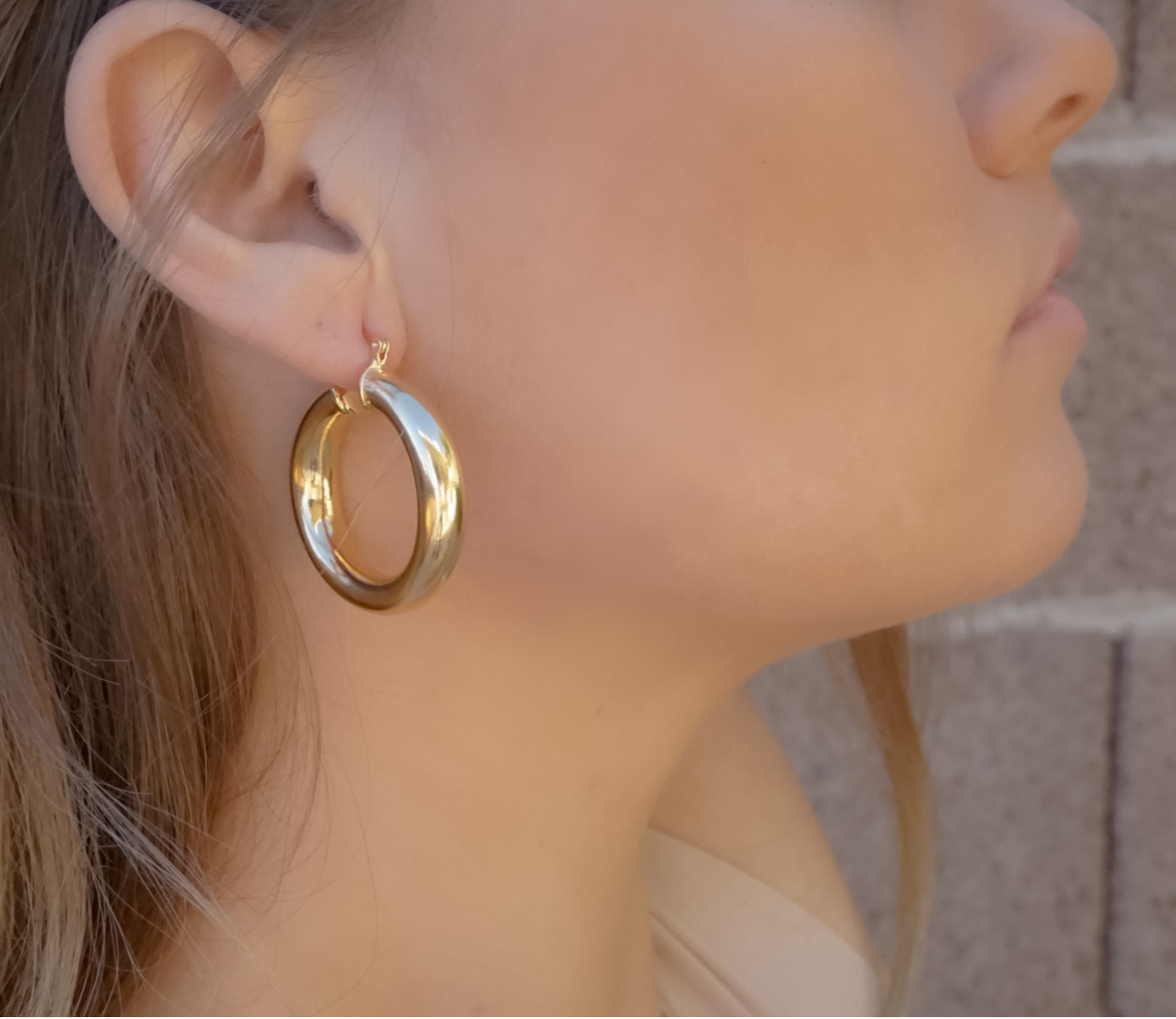 Zoey Chunky Hoops Large