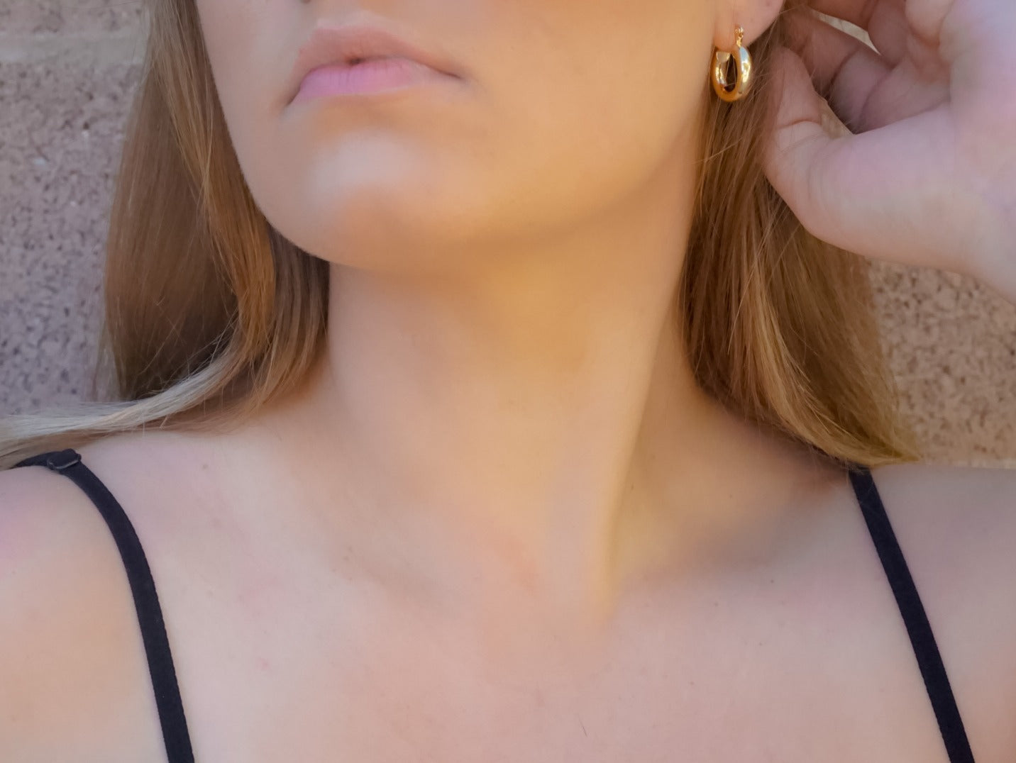 Zoey Chunky Hoops Mini