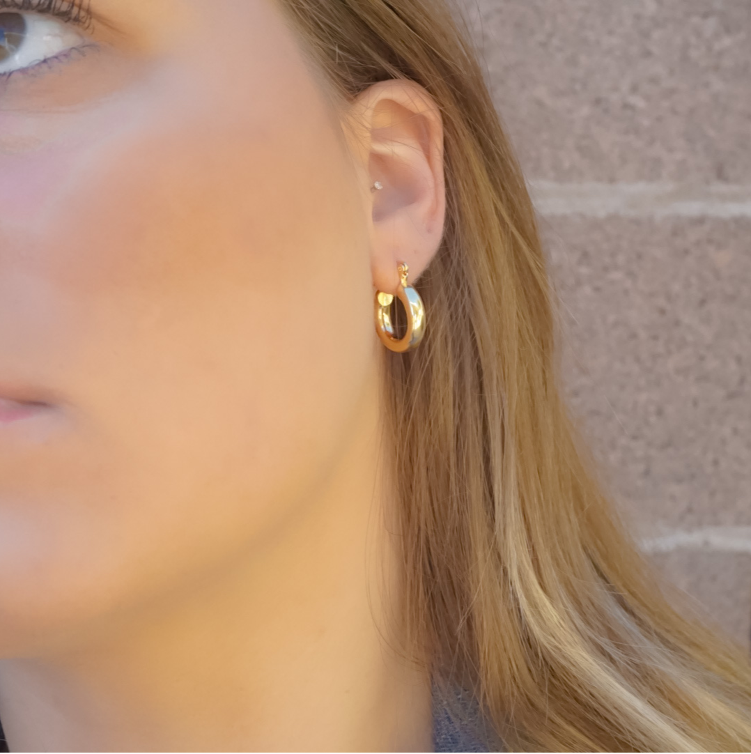 Zoey Chunky Hoops Mini
