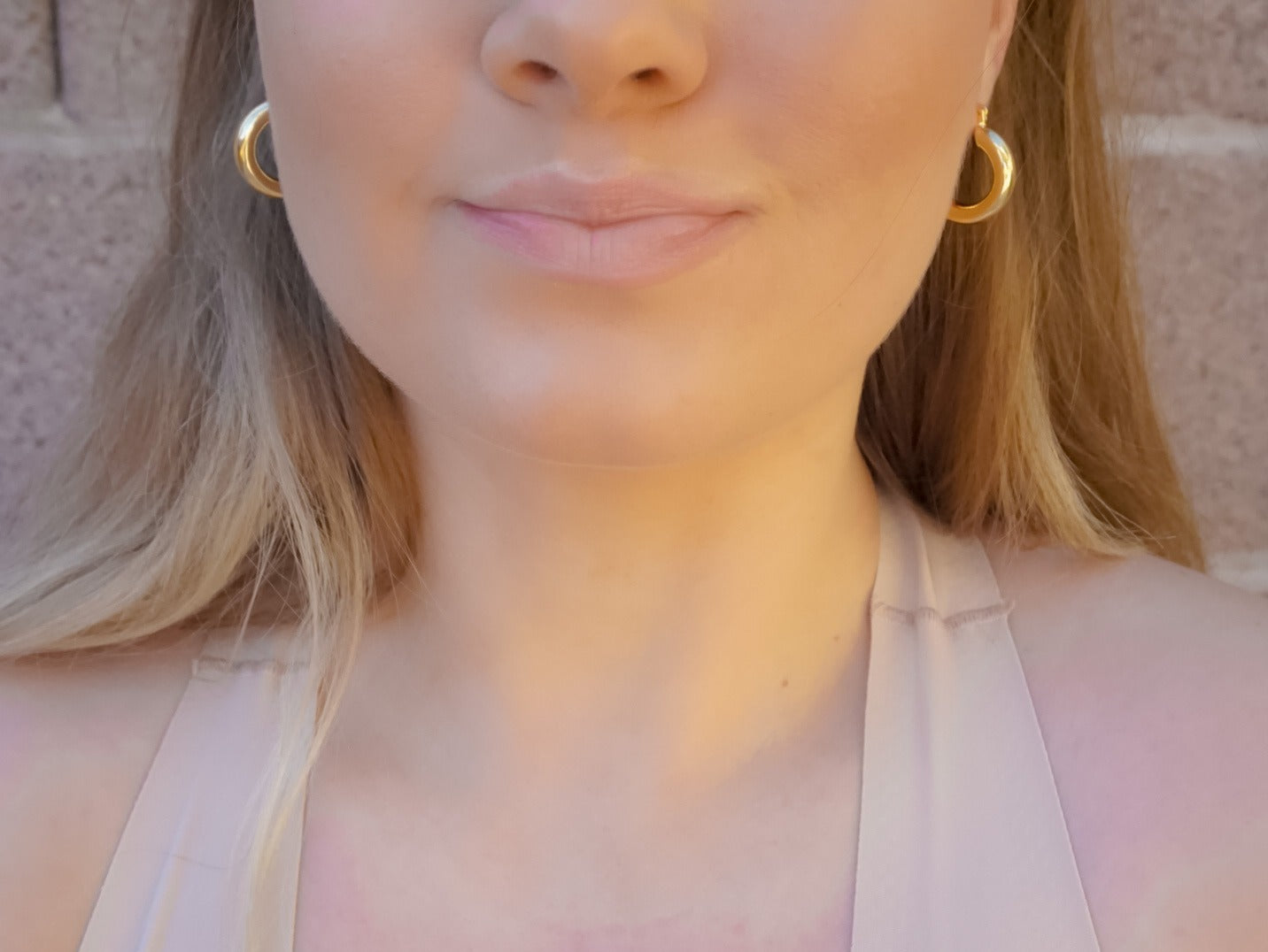 Zoey Chunky Hoops Petite