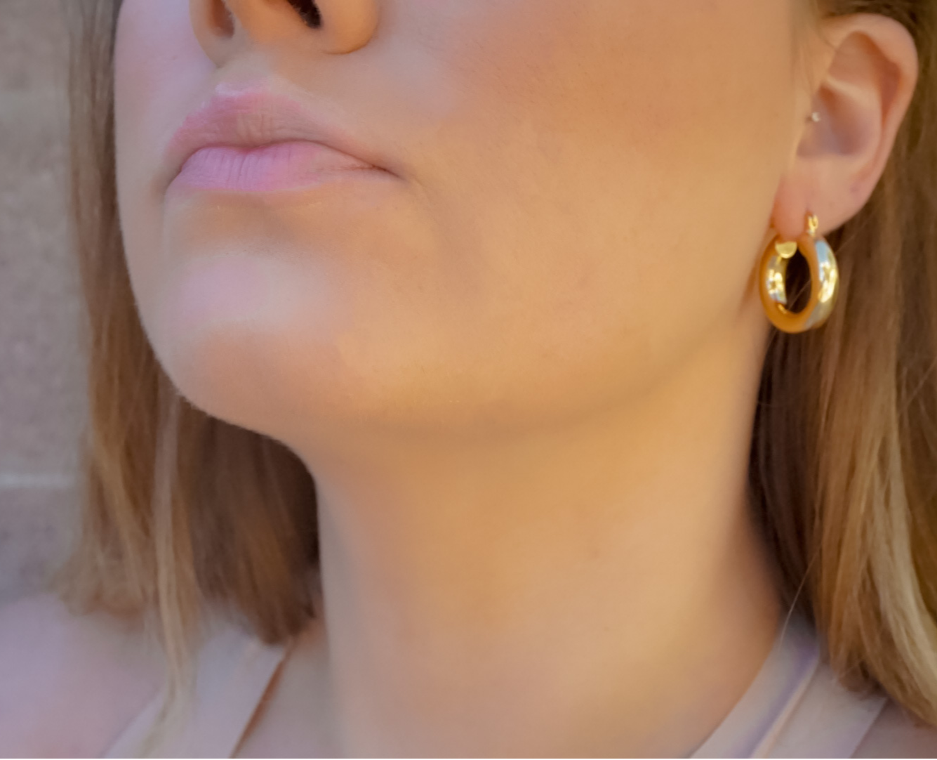 Zoey Chunky Hoops Petite