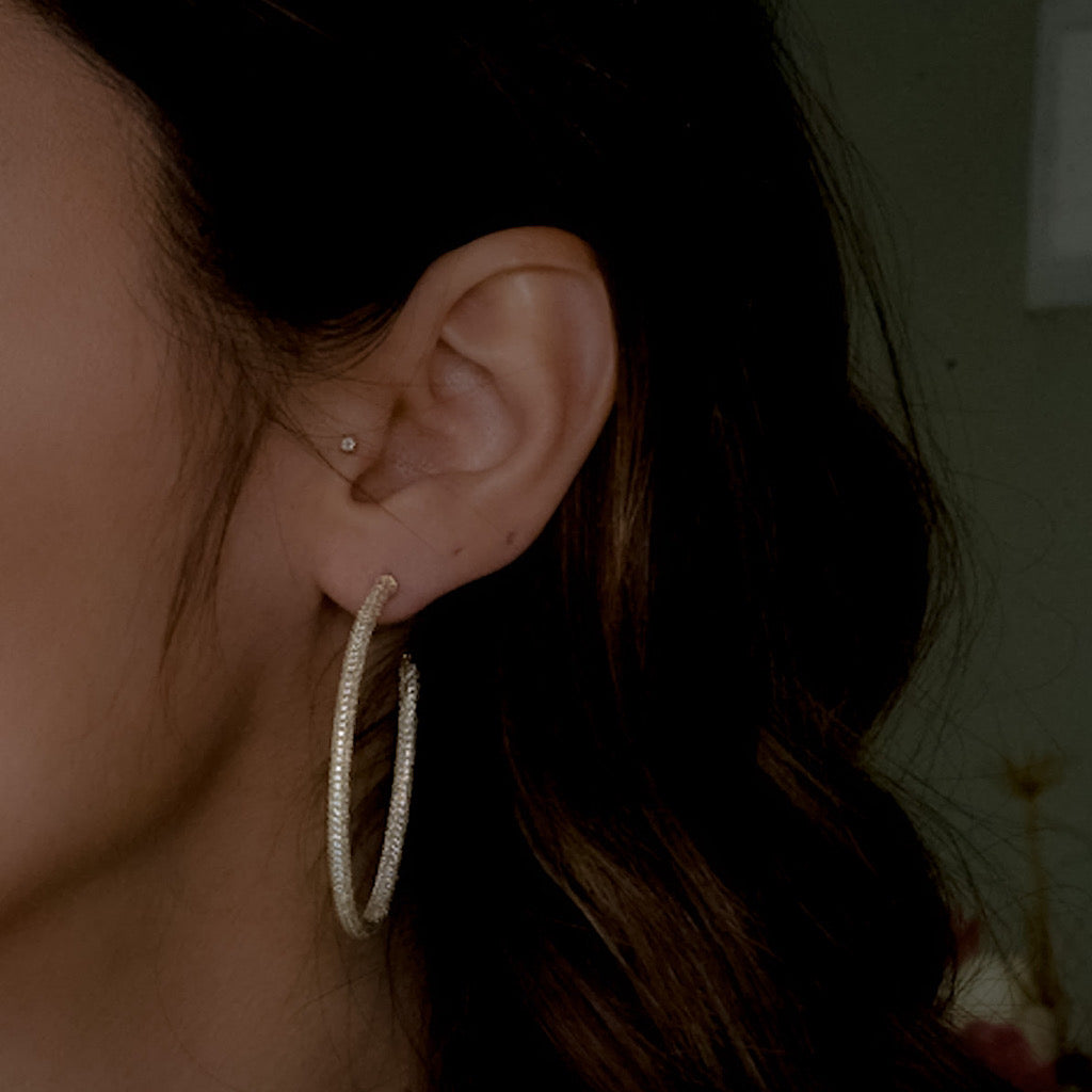 XL Sparkle Hoops