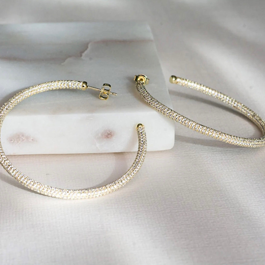 XL Sparkle Hoops