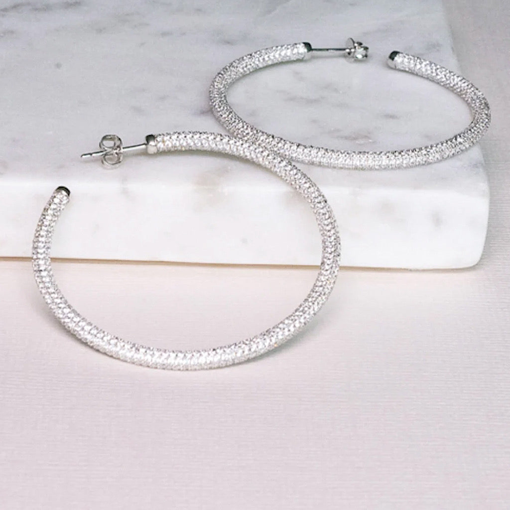 XL Sparkle Hoops