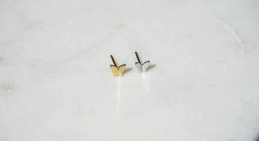 Mini Butterfly Stud Earrings