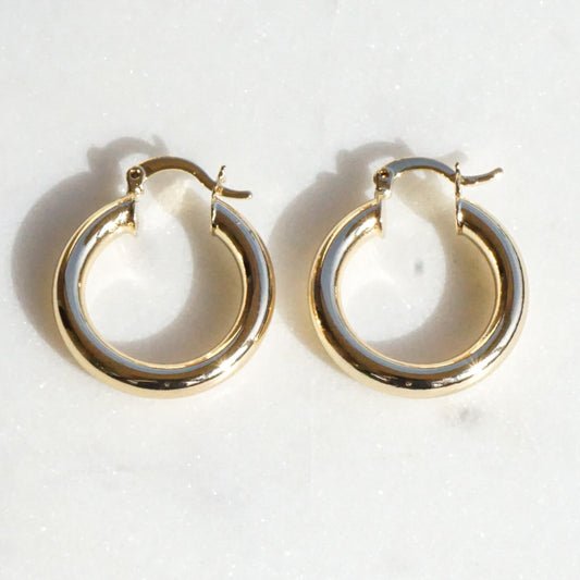 Zoey Chunky Hoops Small