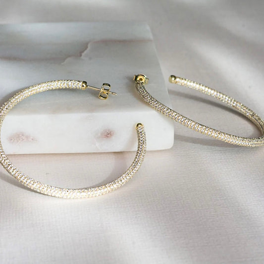 XL Sparkle Hoops